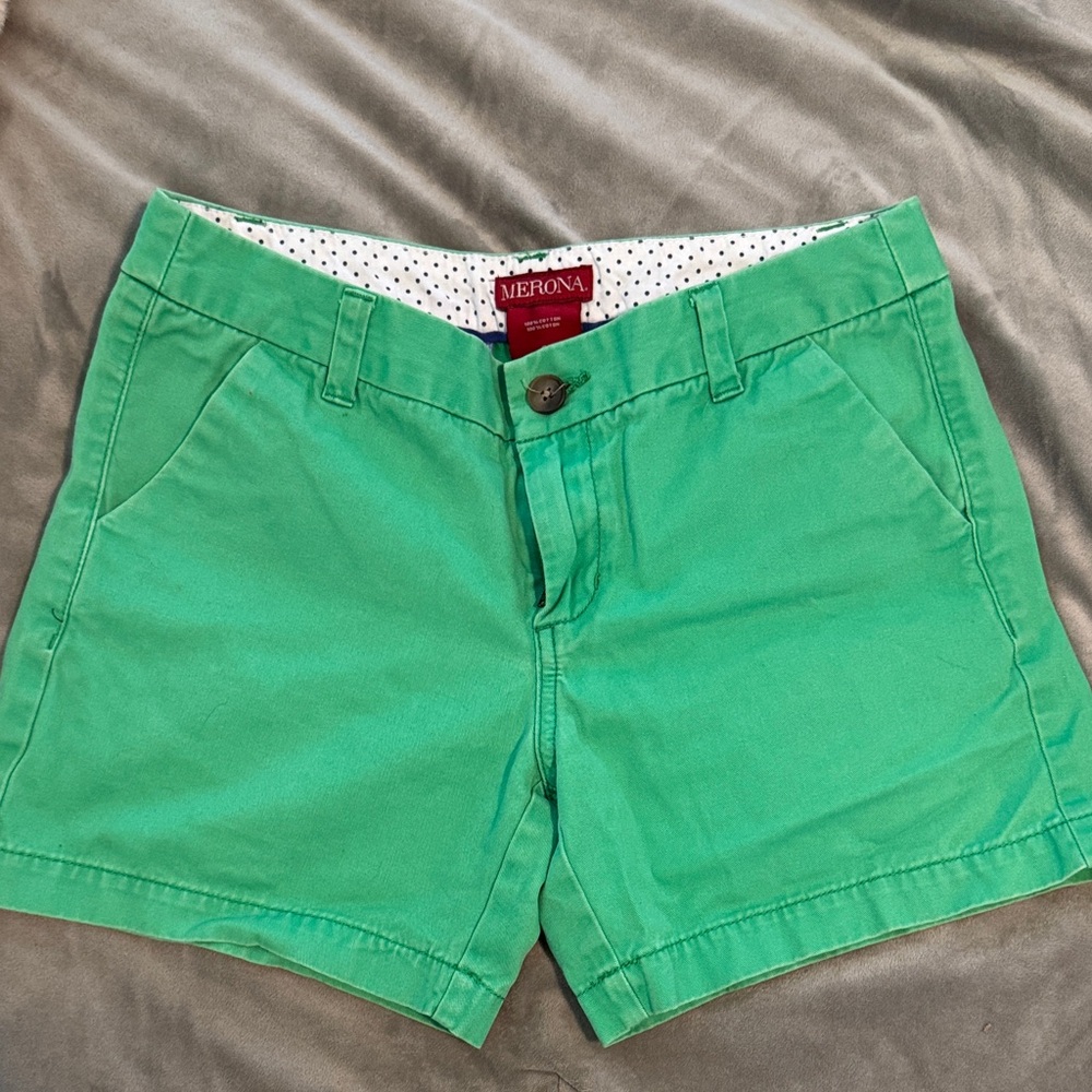 Merona Vibrant Green Women's Bermudas